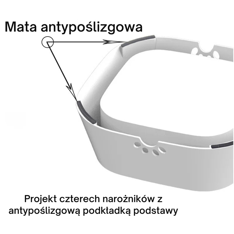 Miska dla psa, kota, system bez rozlewania, plastikowa